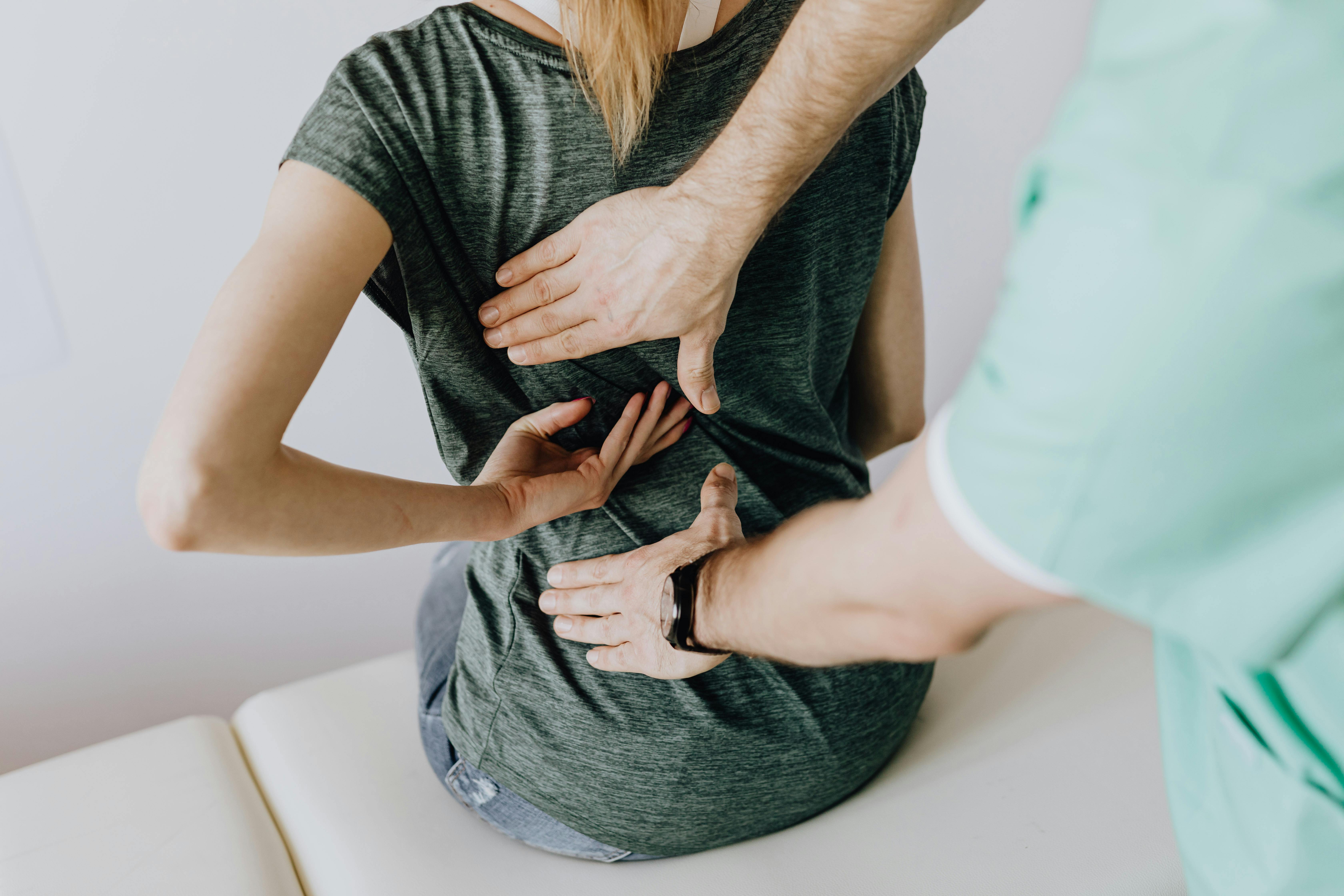 Woman Receiving Physical Therapy