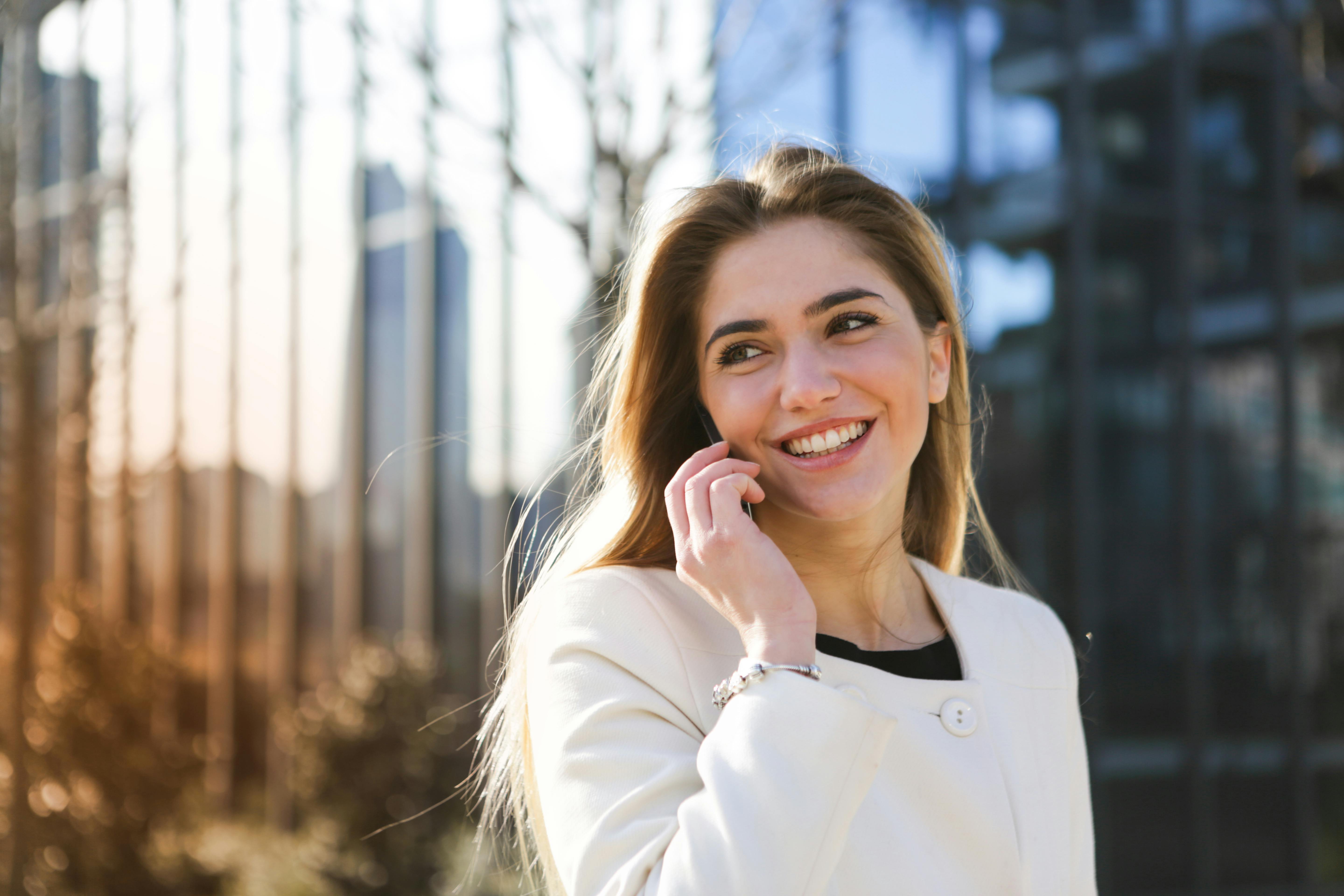 Woman Calling on Cell Phone